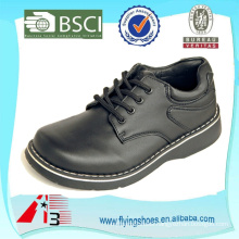 customize leather or pu children school shoes